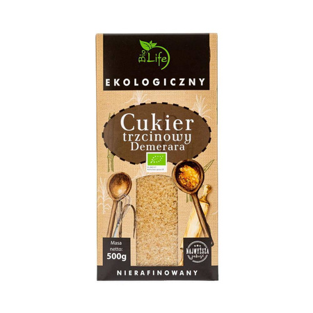 Uraffineret rørsukker 500 g