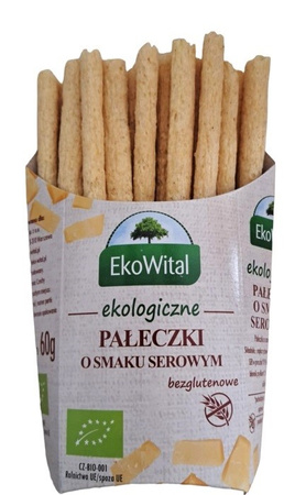 Glutenfri sticks med ostesmag BIO 60 g