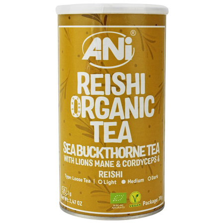 Havtornte "Reishi + Lion's Mane + Cordyceps" bio 70 g - Ani