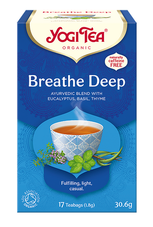 Dyb indånding (breathe deep) te bio (17 x 1,8 g) 30,6 g - yogi te