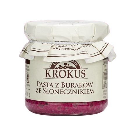 Glutenfri rødbedepasta med solsikkekerner 180 g - Krokus