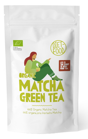 Matcha grøn te bio 100 g - DIET-FOOD