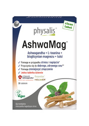 Ashwagandha + Magnesium kosttilskud 30 tabletter – Physalis
