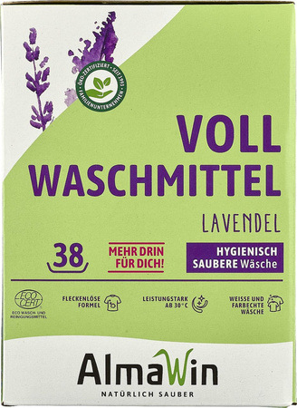 Universal vaskepulver lavendel eco 2 kg (38 vaske) - Almawin