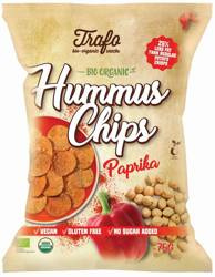 Glutenfri kikærtechips med paprikasmag bio 75 g