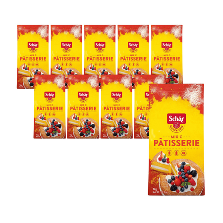 SÆT 10 x Mix c glutenfrit kagemel 1 kg