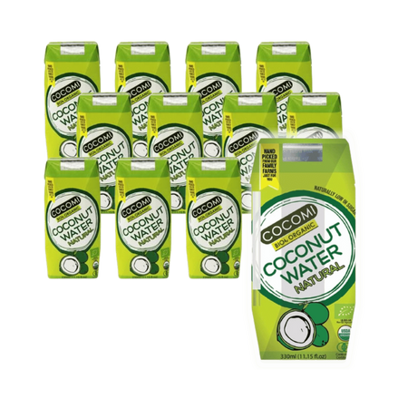 KIT 12 x naturligt kokosvand bio 330 ml - Cocomi