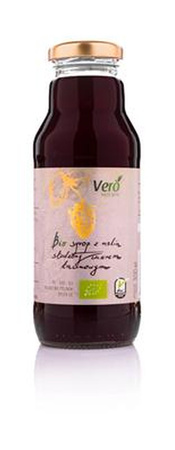 Hindbærsirup sødet med rørsukker bio 300 ml