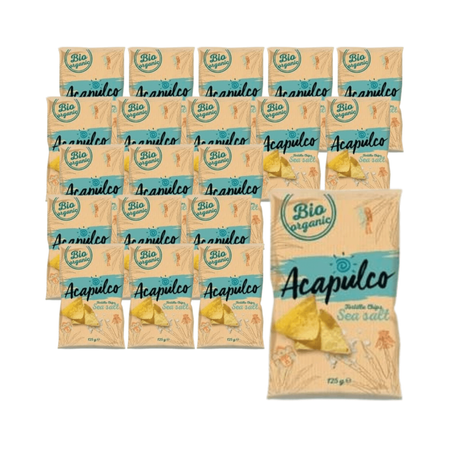SÆT 20 x Nachos natural bio 125 g
