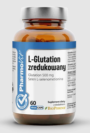 L-glutathion reduceret glutenfrit kosttilskud 60 kapsler - Pharmovit (Clean Label)