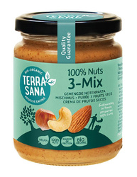 Blandet nøddecreme (3 nødder) bio 250 g - TERRASANA