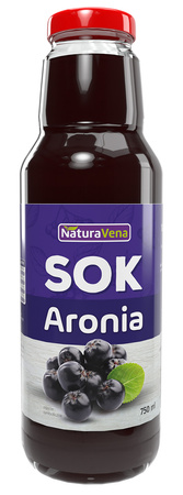 Tyttebærsaft 100 % 750 ml - Naturavena