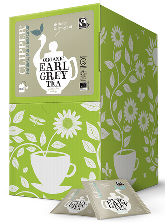 Fairtrade earl grey te bio (250 x 2,0 g) 500 g - CLIPPER