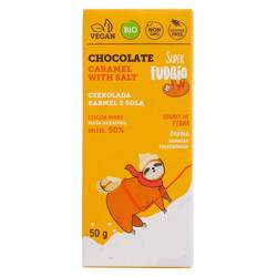 Chokoladekaramel med salt BIO 50 g