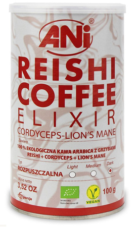 Instant kaffe 'reishi elixir' bio 100 g - ani