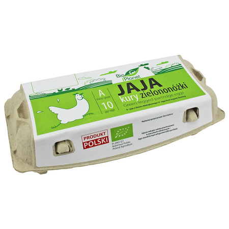 Æg fra grønbenet høne, størrelse m bio 10 stk. - Bio Planet