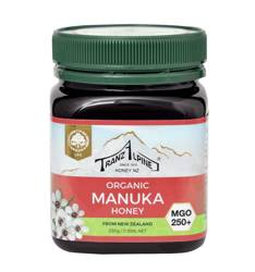 Manuka honning mgo 250+ bio 250 g tranzAlpine