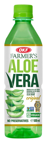 Naturlig aloe vera-drik 500 ml