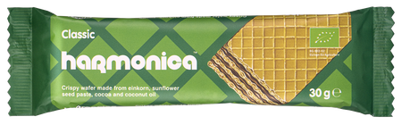 Mælke- og kakaocremevafler BIO 30 g
