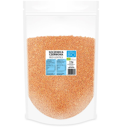 Røde linser bio 5 kg