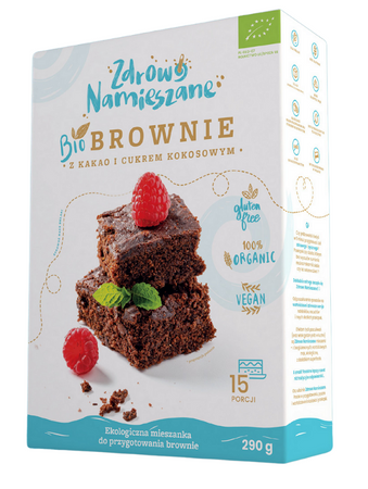 Browniemix med kakao og kokossukker 290 g