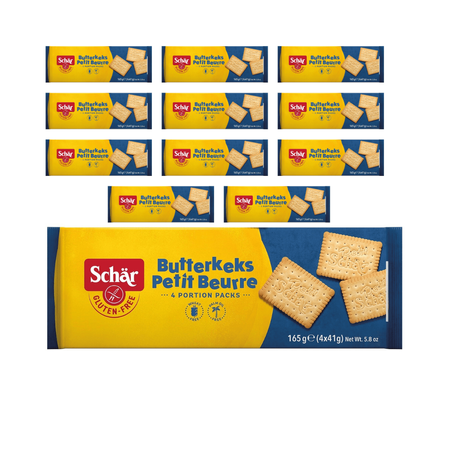 KIT 12 x Petit beurre - glutenfri kiks 165 g Schar
