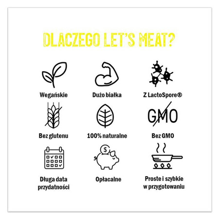 Lad os få kød! vegetabilsk køderstatning - uden krydderier cultured foods 150g