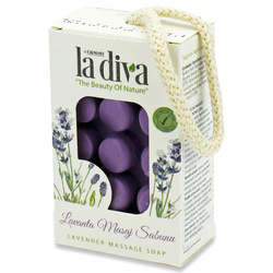 Lavendel-massagesæbe 120 g - LA DIVA