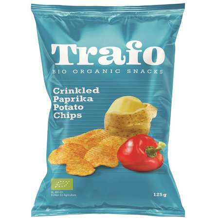Pepper crinkle chips bio 125 g - TRAFO