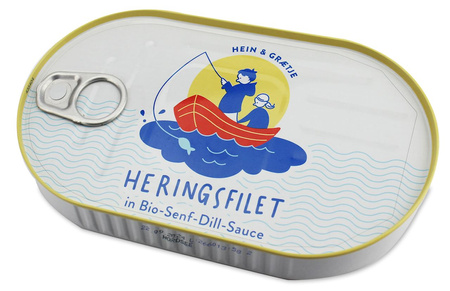 Sildefilet i BIO senneps-dildsauce 200 g