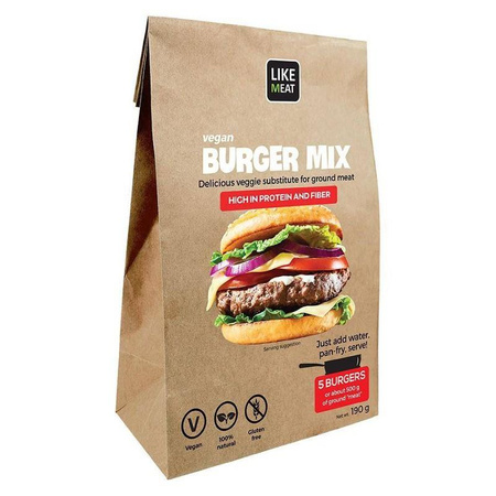 Vegansk burgermix vegetabilsk køderstatning cultured foods 200g