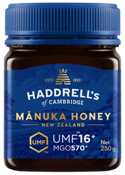 Manuka-honning MGO 570+ 250 g - HADDRELL'S OF CAMBRIDGE