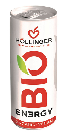 Energidrik med æble- og brombærsmag bio 250 ml - Hollinger