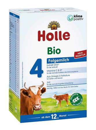 Komælkserstatning 4 til spædbørn fra 12 måneder BIO 600 g - Holle