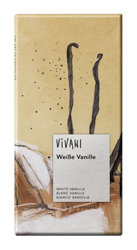 Hvid chokolade med vanilje bio 80 g