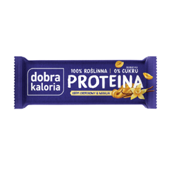 Baton proteinowy krem orzechowy & wanilia bez dod.cukru 45 g