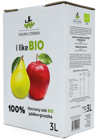 Æble- og pæresaft bio 3 l - dolina czerska