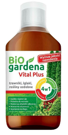 Universal gødningskoncentrat vital plus 450 ml - bio gardena