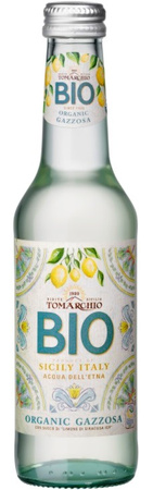 SÆT 24 x Forfriskende kulsyreholdig drik Bio 275 ml - Tomarchio