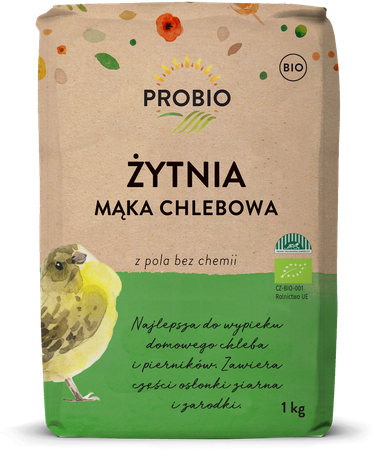 Rugbrødsmel type 720 bio 1 kg - PROBIO