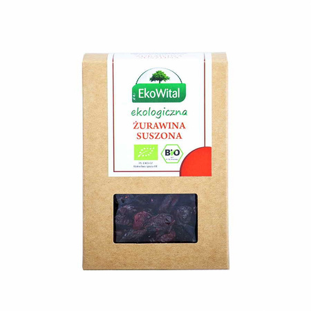 Tørrede tranebær bio 125 g