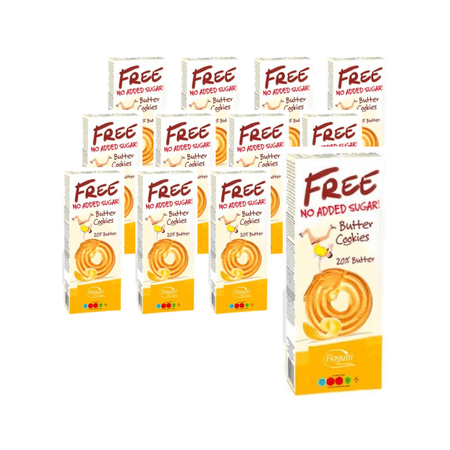 SÆT 12 x Smørkager 20% sukkerfri 135 g