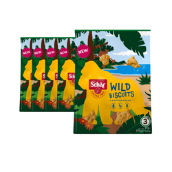 SÆT 5 x Wild Biscuits - glutenfri småkager 115 g - Schar