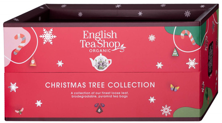 Jule-te-sæt 6 pyramider Christmas Tree Collection BIO 12 g - English Tea Shop