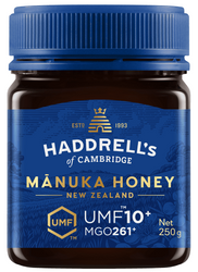 Manuka-honning MGO 261+ 250 g - HADDRELL'S OF CAMBRIDGE