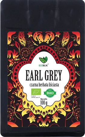 Earl Grey sort te bio 100 g - ECOBLIK