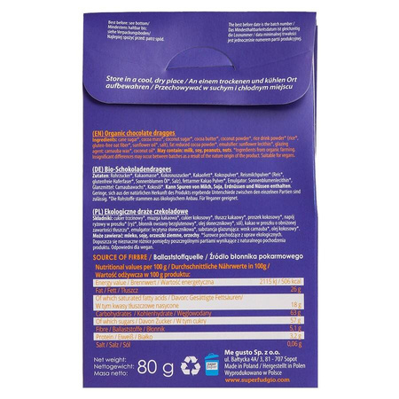 Veganske cookies med chokoladestykker BIO 80 g