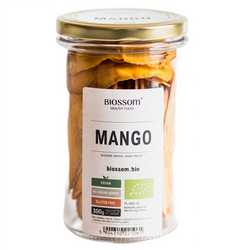 Glutenfri tørret mango bio 300 g - BIOSSOM