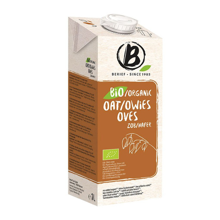 Havredrik uden tilsat sukker bio 1 l - berief