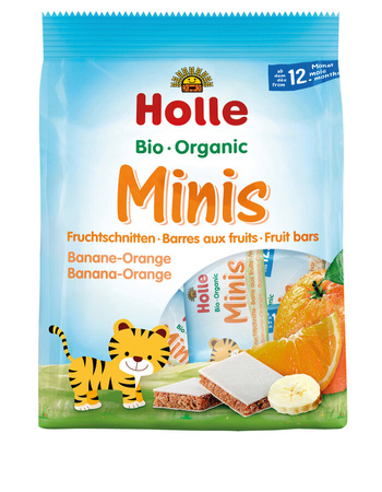 Mini Banan-Appelsin Økologiske Snacks (8x12,5 g) 100 g – Holle